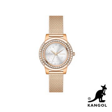 KANGOL 奢華星鑽米蘭帶腕錶32mm-KG73632-06Z