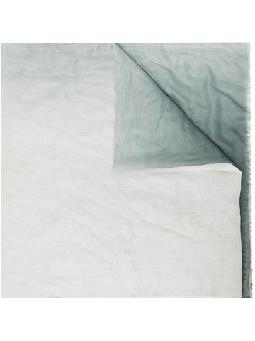 N.Peal - gradient-effect cashmere scarf - unisex - Cashmere - One Size - Green