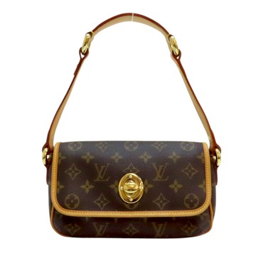 【二手名牌BRAND OFF】LOUIS VUITTON LV 路易威登 棕色 原花帆布 Tikal PM 肩背包 M40078