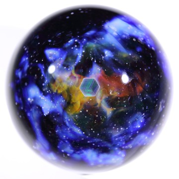 53mm 宇宙玻璃球擺設 no.M266