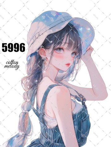 原廠貼紙 no.5996 人物貼紙 原創貼紙 人物貼紙 女孩貼紙 原創人物貼紙