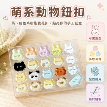 台灣出貨✨ 動物造型鈕扣 卡通立體空心底扣 DIY手工校服娃衣配件 創意圖案訂製