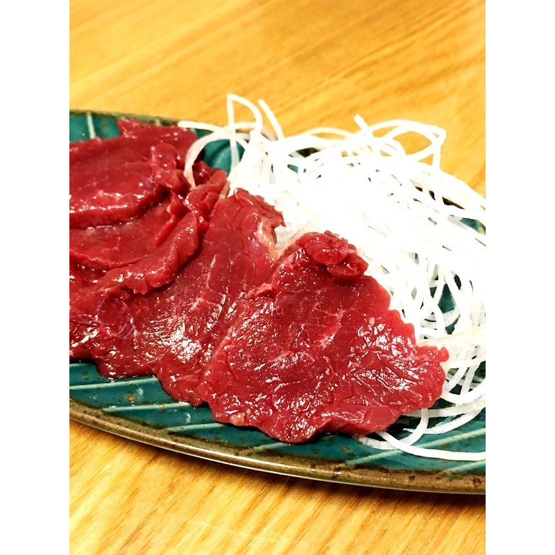 ≪国産≫会津馬刺し　モモ肉　60ｇ　ミニパック