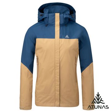 【ATUNAS 歐都納】女款縱橫戶外GORE-TEX單件式外套A1GTGZ04W深海藍/卡其/防風/防水/風衣外套/登山休閒/旅遊穿搭