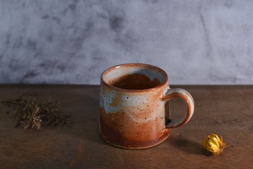 志野燒手工拉胚咖啡杯250cc