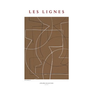 丹麥ThePosterClub 裝飾畫50x70cm Les Lignes