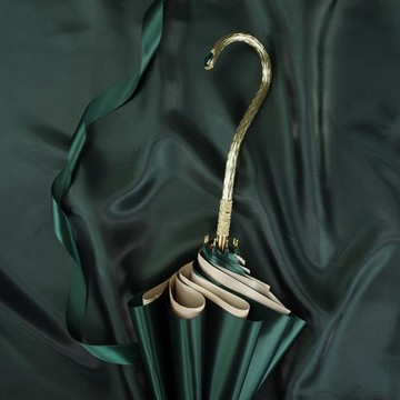 SUNMYHOME®輕奢雙層長柄雨傘高端文藝女純色創意傘雙人晴雨兩用傘