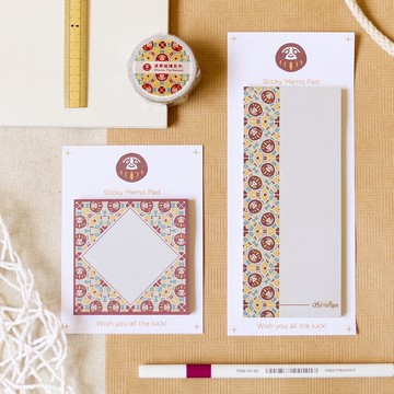 達摩富士山 / 磁磚系列 - 文具控套裝