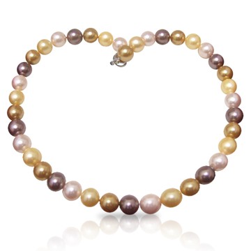 【小樂珠寶】人氣熱賣品-3A南洋深海貝珍珠項鍊