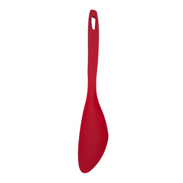 日本 HOME chef 一體成型湯瓢型耐熱鍋鏟 31cm  紅色  1支
