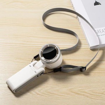 探野者高速手持小風扇迷你便攜折疊掛脖暴力渦輪小風扇