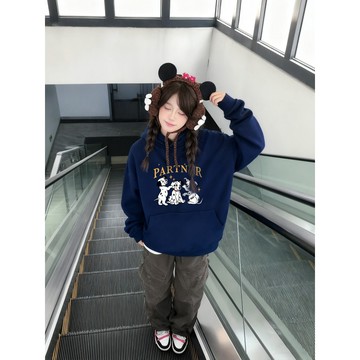 美式加厚帽T 顯瘦 可爱小個子 刷毛女生上衣 連帽衛衣女 韓系慵懶風 抗皺  銀狐絨帽T 重磅帽T 刷毛帽T 多色大尺码