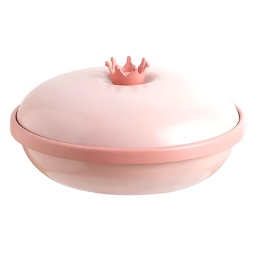 摩達客 農曆春節開運 馬卡龍圓形迎春糖果盒 水果盤聚寶盆 1入