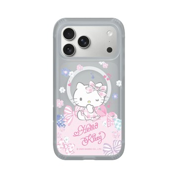 iPhone 17 Pro Max AirX 流變灰 - 三麗鷗-Hello Kitty - 夢幻蝴蝶結