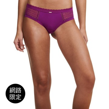 【Chantelle】Monogram_四角內褲_XS-M(11ZB0 _0U4紫莓色)