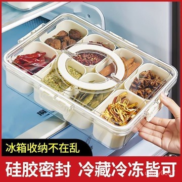 🛒臺灣24h🌳香料收納盒家用佐料儲物調料罐八角桂皮花椒大料辣椒廚房調料盒