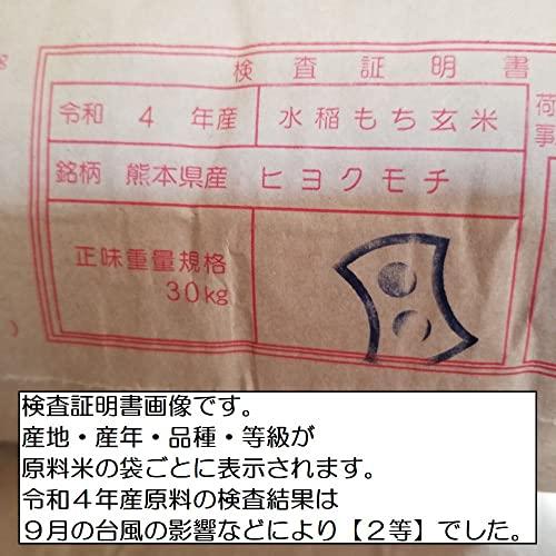 令和4年 熊本県産 もち米 ひよくもち 白米 10kg