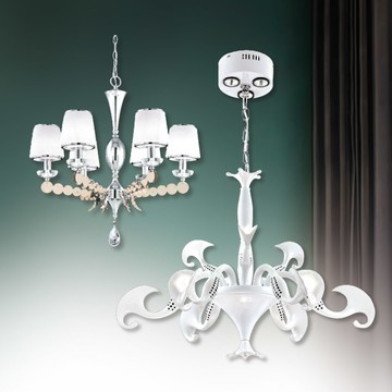 經典玻璃吊燈 01-22382、22383