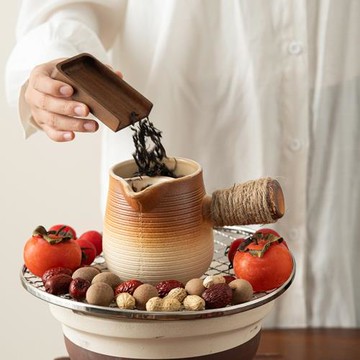 圍爐煮茶罐罐茶烤奶茶煮茶壺陶壺烤茶室內烤火爐套裝茶壺單壺炭爐