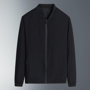 【川澤百貨】高密度面料 棒球外套  防風 薄外裝  夾克 上衣 百搭 防風外穿 男 休閒上裝  大尺碼 外套男