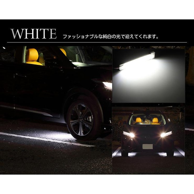 日産 キックス 専用 LEDウェルカムランプ 全2色 KICKS ブルー ホワイト