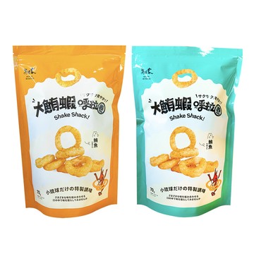 海濤客 【海濤客】大鮪蝦呼拉圈 經典原味/麻辣椒香 兩款任選x4袋(蝦圈/蝦餅/鮪魚鬆/小琉球伴手禮/零嘴)