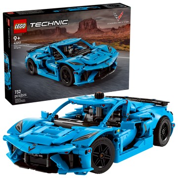 ||高雄 宅媽|樂高 積木|| LEGO “42217 雪佛蘭科爾維特黃貂魚藍色"