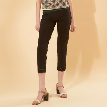 CLL巧玲瓏 鉚釘釦反褶造型長褲2612307