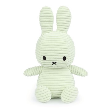 畢業快樂❣ BON TON TOYS｜Miffy米菲兔ECO燈芯絨填充玩偶-薄荷綠 23cm