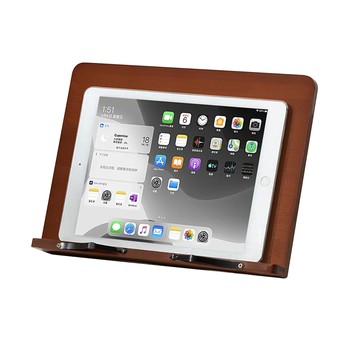 【HappyLife】楠竹閱讀架 看書架 讀書架 小款 Y10335茶