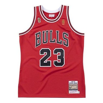Mitchell & Ness NBA Authentic Jersey Chicago Bulls 1996-97 Michael Jordan 'Red'