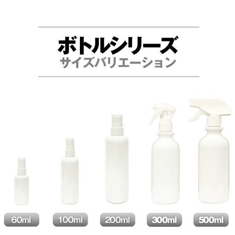 スプレーボトル 60ml 10本セット 空ボトル 次亜塩素酸水 アルコール