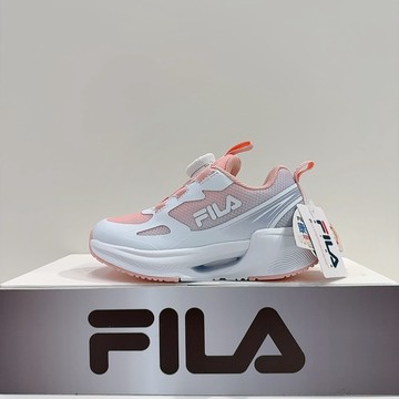 FILA KIDS 小童 中童 白粉色 旋轉釦 康特杯 運動 舒適 休閒鞋 2-J828A-159