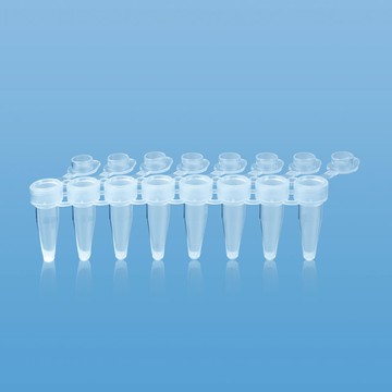 《Tarsons》QPCR反應管 獨立蓋 8連排 0.2mL 0.2mL 8 Wells Strips and caps PCR Tube