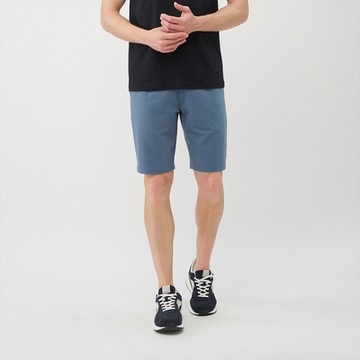 GIORDANO  男裝涼感素色短褲 - 02 丹青藍