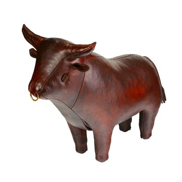北歐櫥窗 Omersa Ranch Bull 公牛 手工皮革凳（標準）
