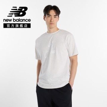 【New Balance】大谷翔平x短袖上衣_男性_灰杏色_MT61V7X5OTH