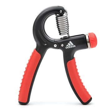 adidas 愛迪達 可調式訓練握力器 10~40kg  15 x 12 x 2.3cm  黑色 + 紅色  1個