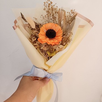 畢業禮物永生玫瑰向日葵太陽花束 情人節生日工商企業贈品課程七