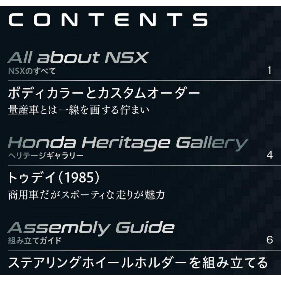 デアゴスティーニ　Honda NSX　第25号