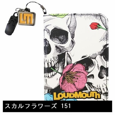 ラウドマウスゴルフ Loud Mouth Golf スコアカードホルダー スカル