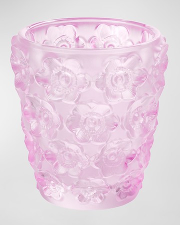 Anemones Votive Candleholder, Pink Luster