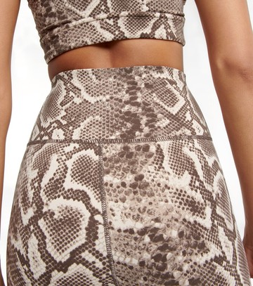 Varley Let's Go High snake-print leggings
