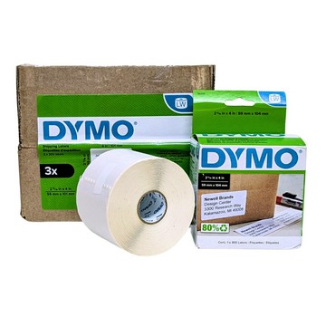 [5美國直購] DYMO 30256 標籤紙 59x104mm 每捲300張 適 LW 標籤機 LabelWriter Label_CB4
