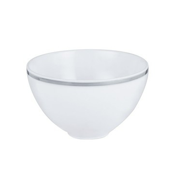 LEGLE-如意口湯碗-銀邊9.4cm