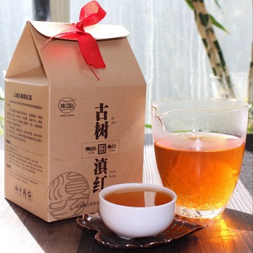 茶叶 红茶 养生茶正宗云南鳳慶高山喬木古樹滇紅茶經典紙盒包裝濃香型蜜糖香甜紅茶