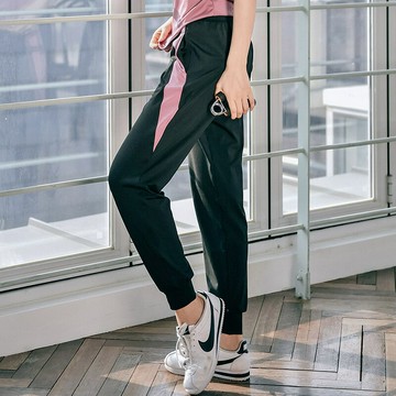 2022新款夏運動長褲女戶外休閑跑步網紅瑜伽健身褲寬松大碼九分褲