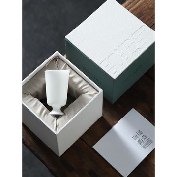 康樂品王存旭大師冰種聞香杯陶瓷玉瓷茶杯手工功夫茶盞家用伴手禮