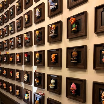 【台灣出貨🔥】公仔展示盒 模型展示盒 diy星星人畫框畫框磁吸手辦收納娃娃展示盒 掛牆 手辦收納盒 公仔收納