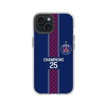 iPhone 15 Clear 透明 - PSG - Champions 25
